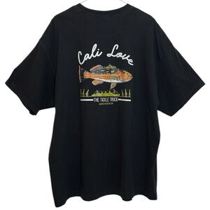 Men’s Size 2XL The Tackle Truck Cali Love Long Beach Graphic Tee